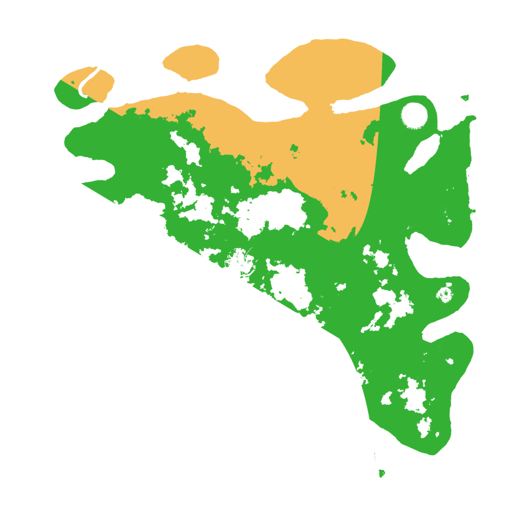 Biome Rust Map: Procedural Map, Size: 3500, Seed: 9605181