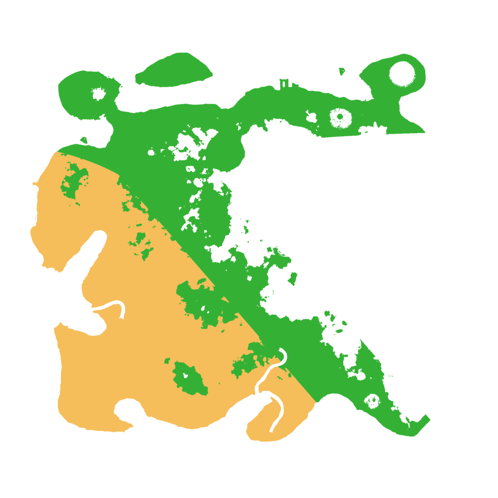 Biome Rust Map: Procedural Map, Size: 3500, Seed: 1741934814