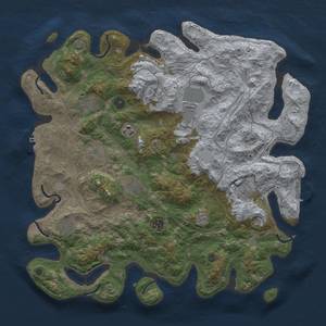 Thumbnail Rust Map: Procedural Map, Size: 4250, Seed: 89, 17 Monuments