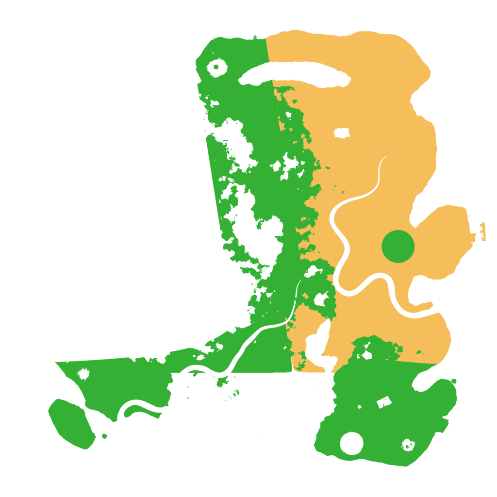 Biome Rust Map: Procedural Map, Size: 4000, Seed: 157528