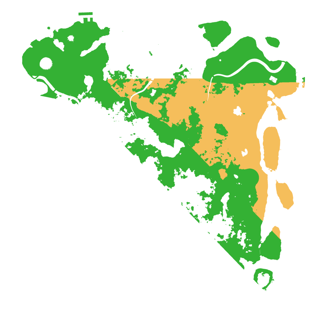 Biome Rust Map: Procedural Map, Size: 4500, Seed: 895005928