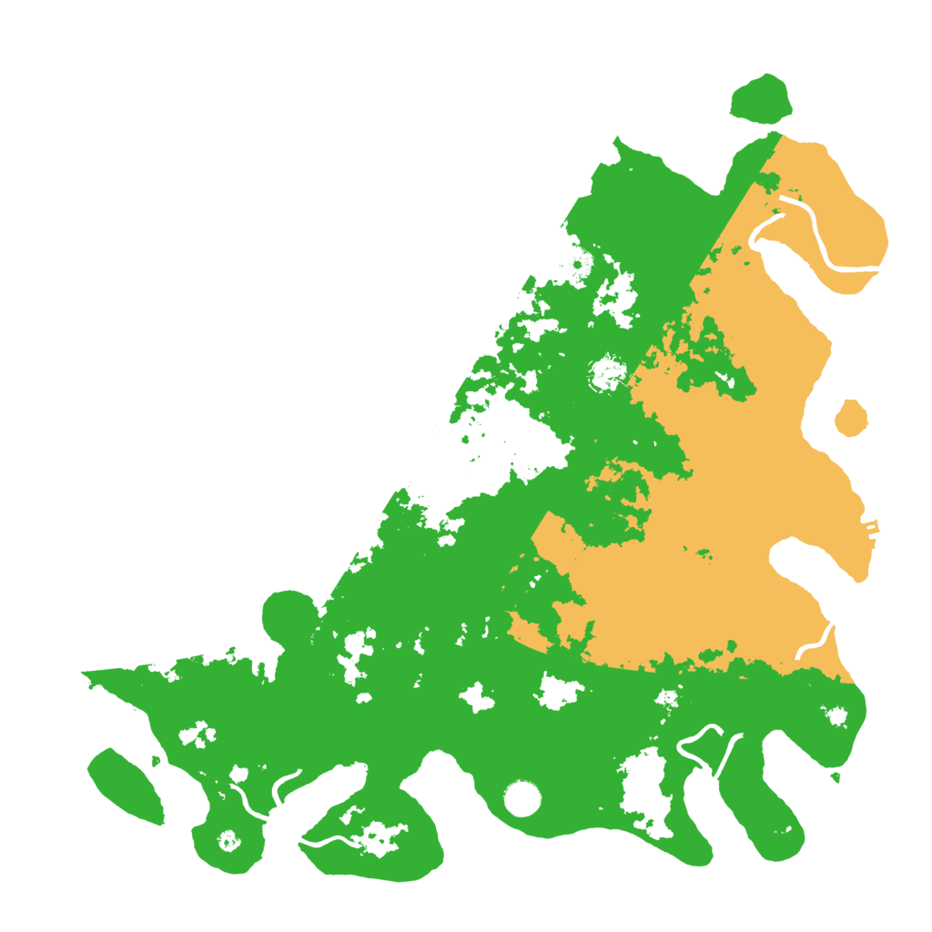 Biome Rust Map: Procedural Map, Size: 4500, Seed: 1381212421