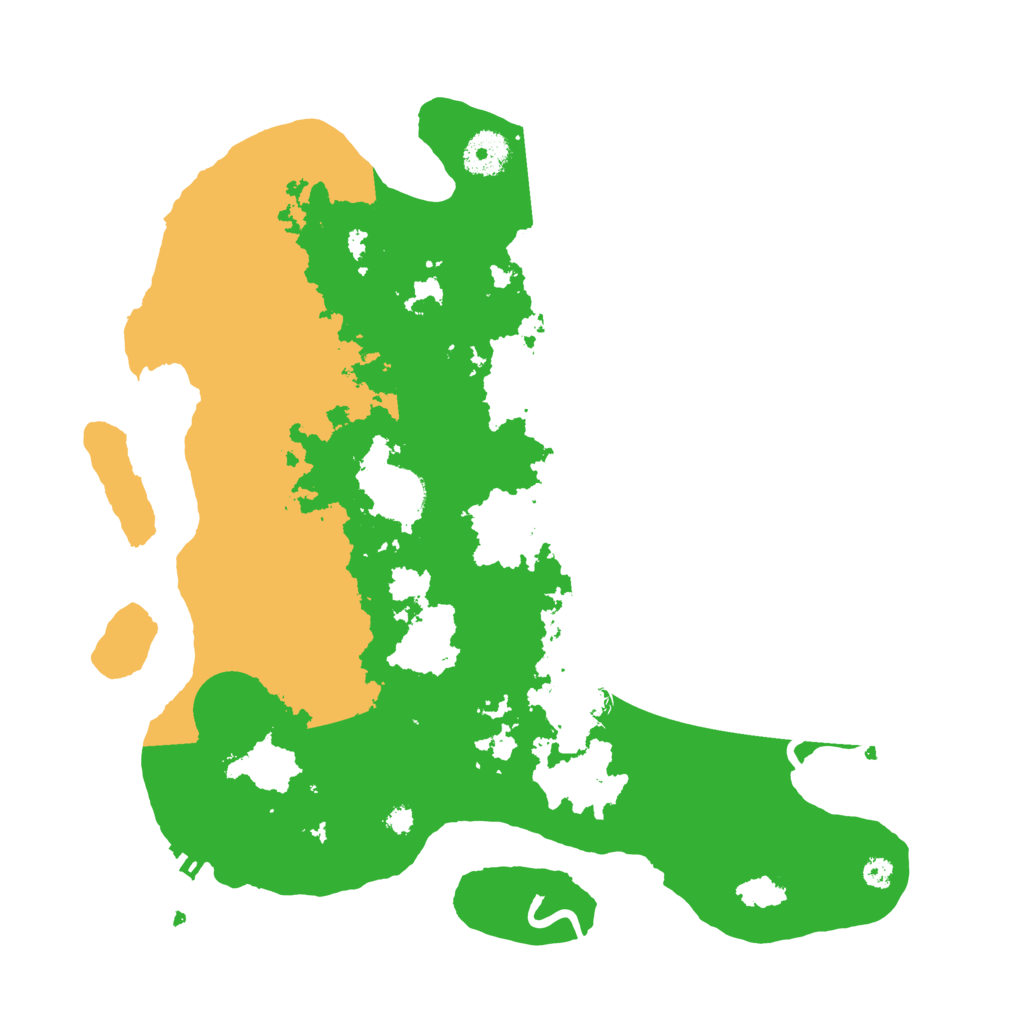 Biome Rust Map: Procedural Map, Size: 3500, Seed: 51563134