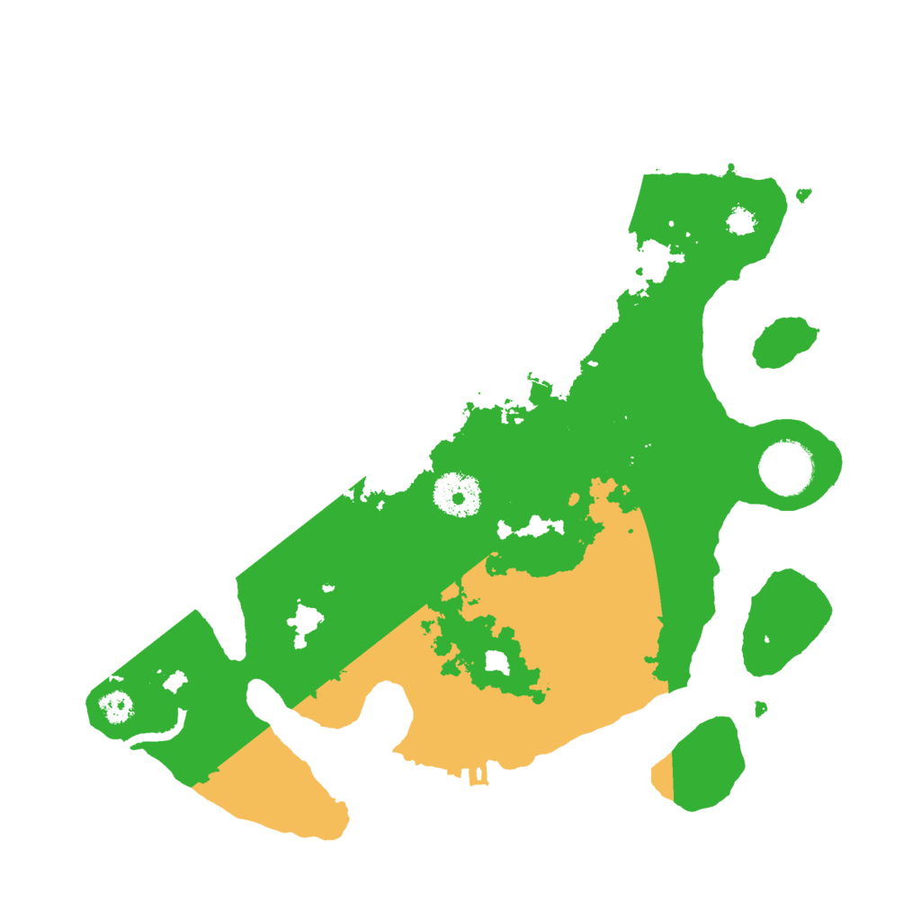 Biome Rust Map: Procedural Map, Size: 3000, Seed: 2050741634