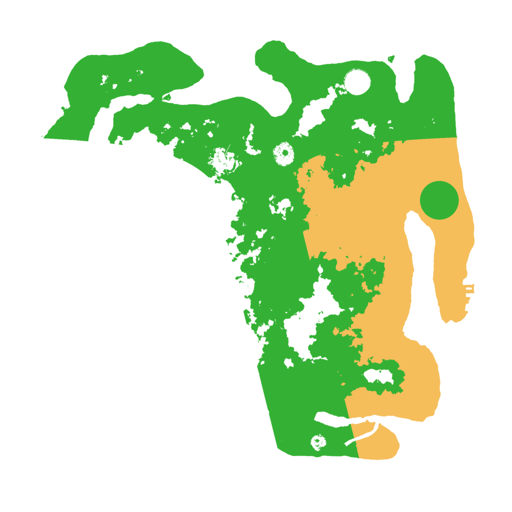 Biome Rust Map: Procedural Map, Size: 3500, Seed: 1132060119