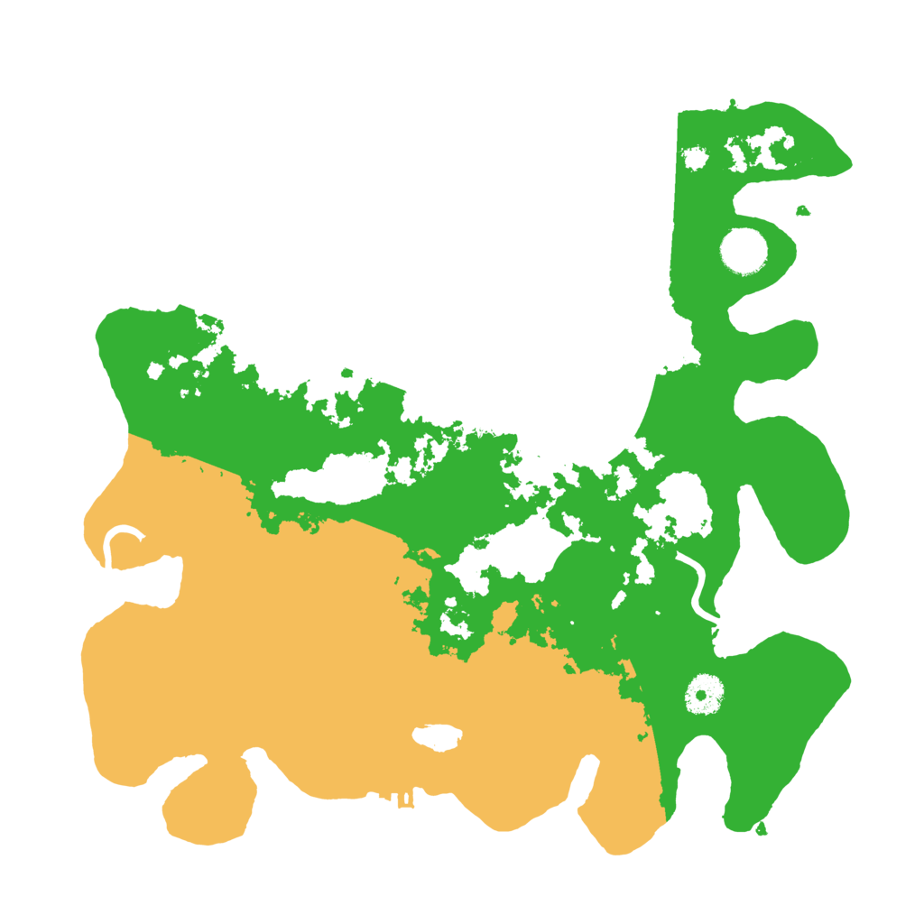 Biome Rust Map: Procedural Map, Size: 3500, Seed: 9324735