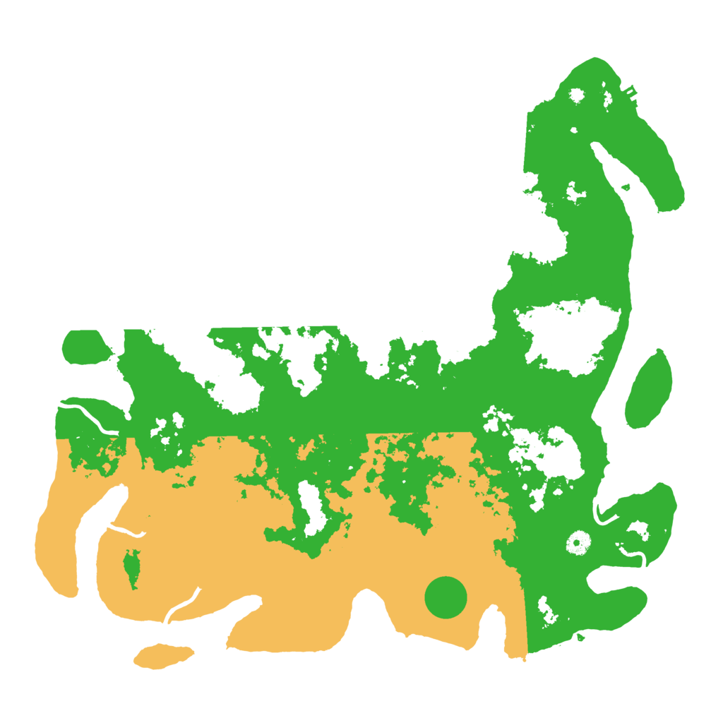 Biome Rust Map: Procedural Map, Size: 4500, Seed: 1526587