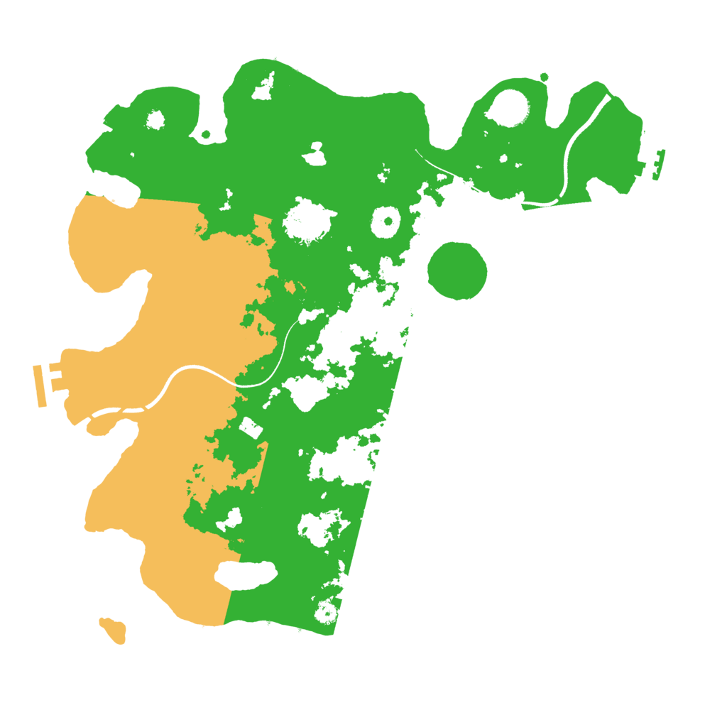 Biome Rust Map: Procedural Map, Size: 3500, Seed: 1027749846