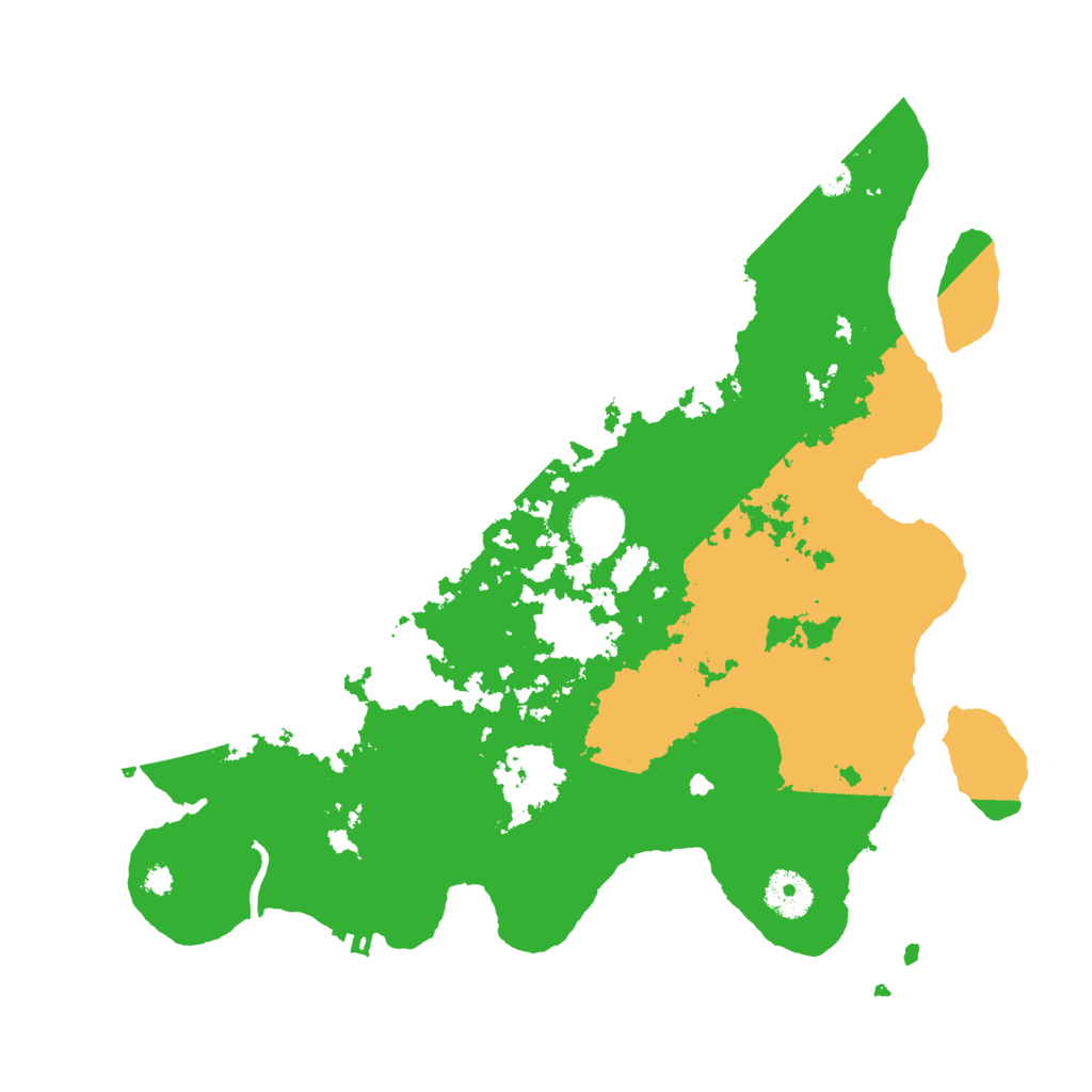 Biome Rust Map: Procedural Map, Size: 3500, Seed: 6675257