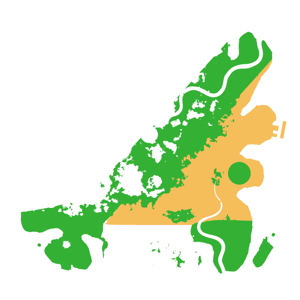 Biome Rust Map: Procedural Map, Size: 3500, Seed: 9889761