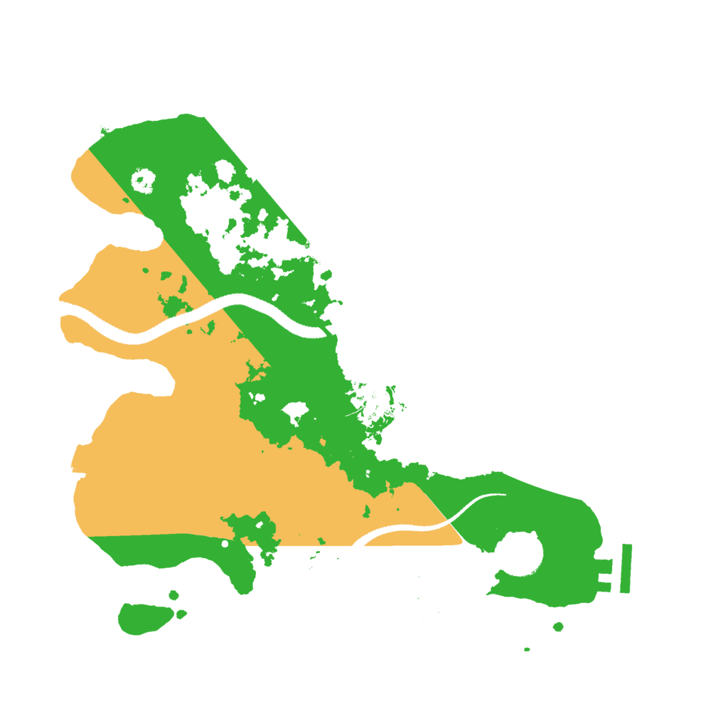 Biome Rust Map: Procedural Map, Size: 3000, Seed: 2095775414