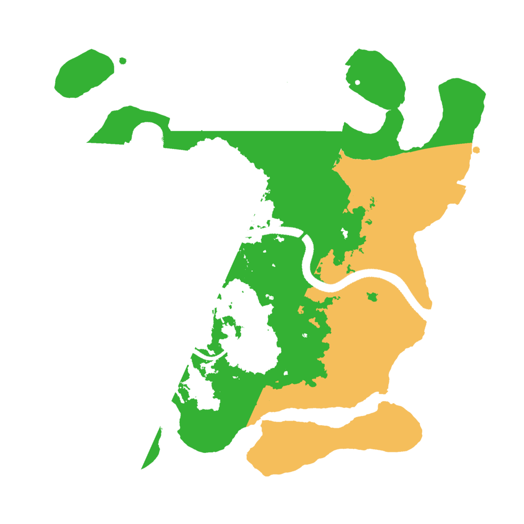 Biome Rust Map: Procedural Map, Size: 3000, Seed: 938434750