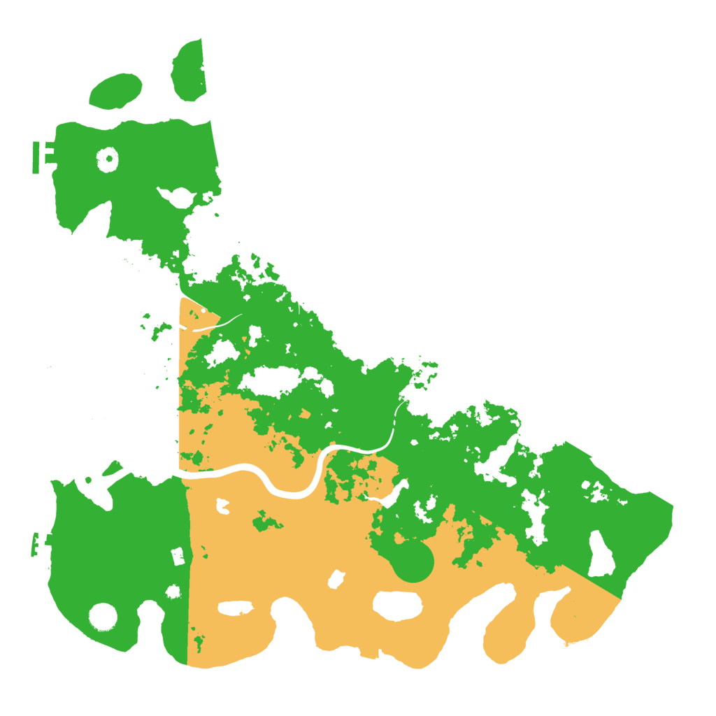 Biome Rust Map: Procedural Map, Size: 4500, Seed: 2056483200