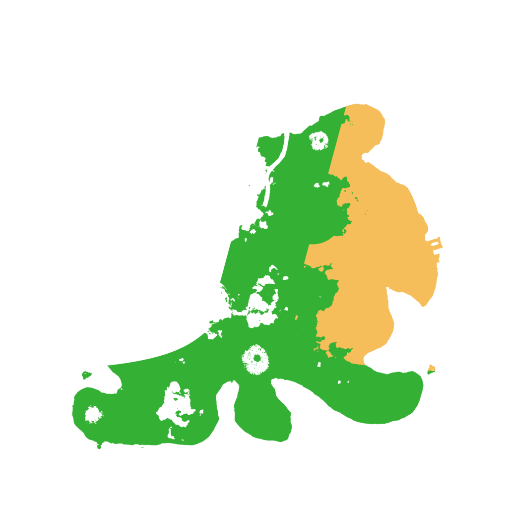 Biome Rust Map: Procedural Map, Size: 2800, Seed: 142269667