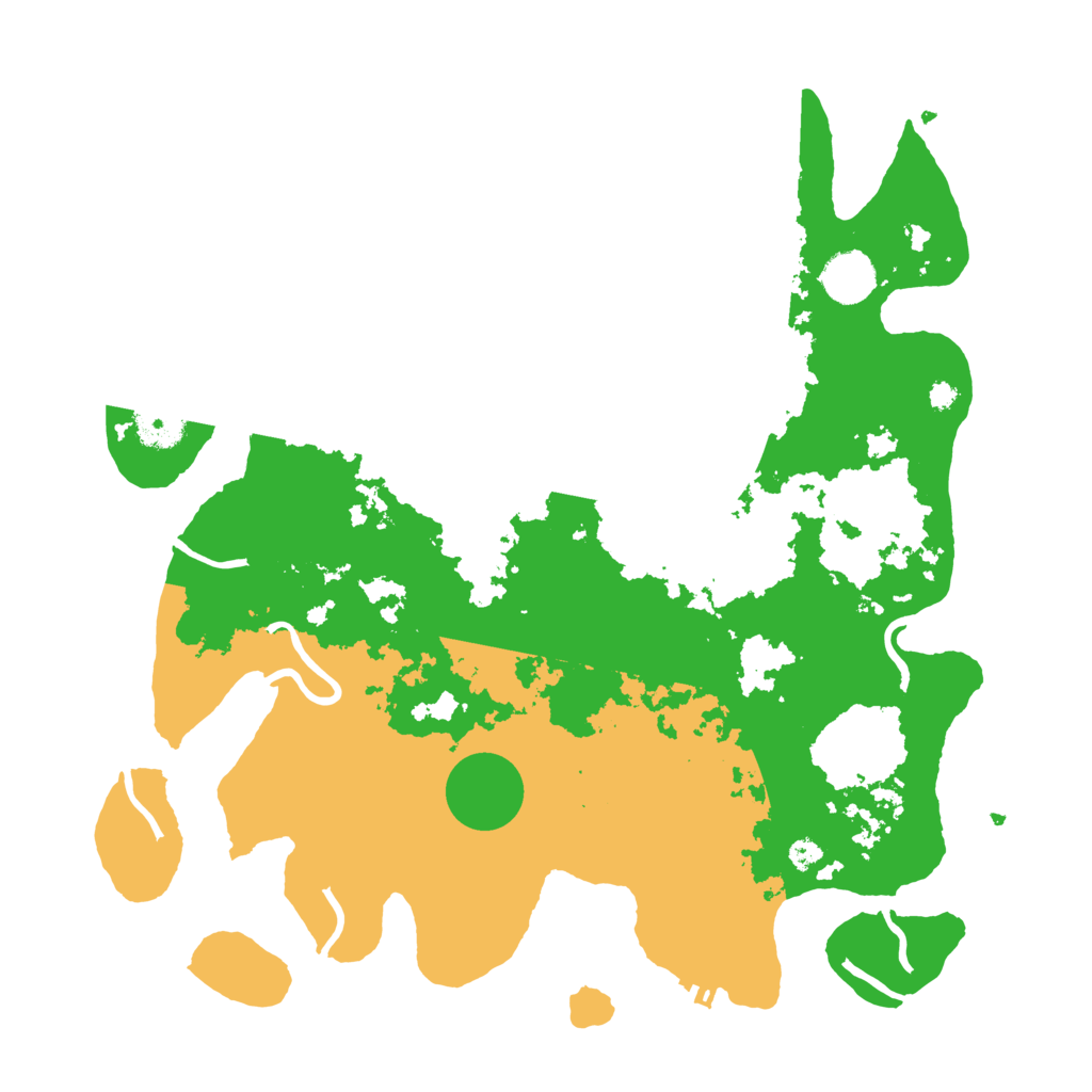 Biome Rust Map: Procedural Map, Size: 3700, Seed: 1855278115