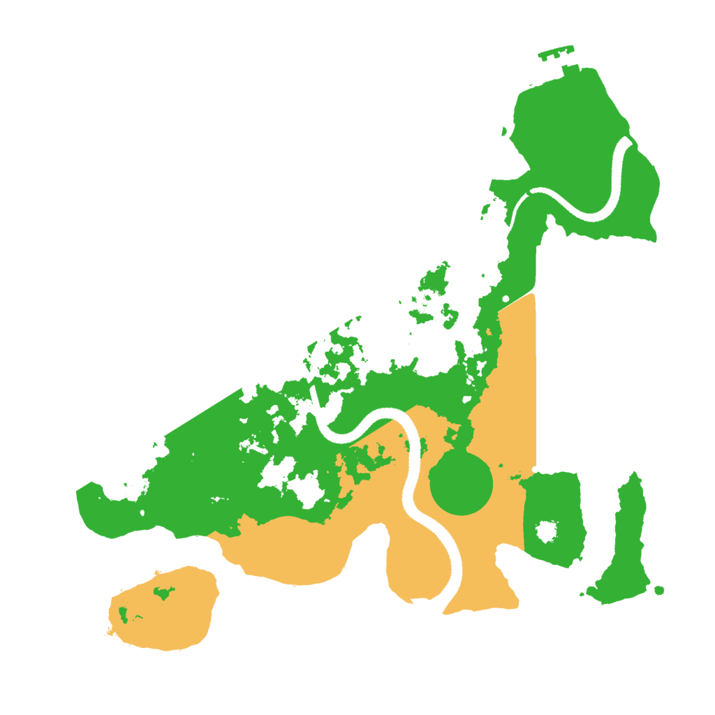 Biome Rust Map: Procedural Map, Size: 3000, Seed: 21135