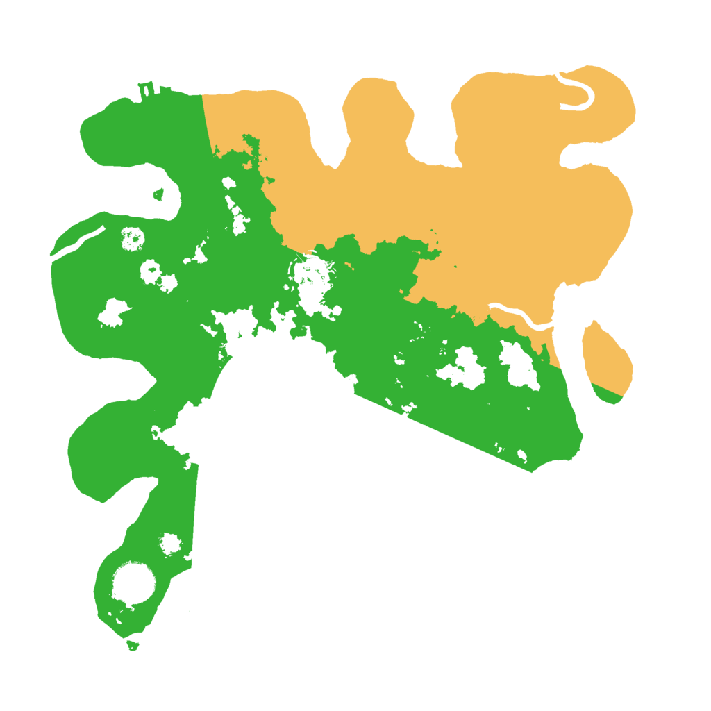 Biome Rust Map: Procedural Map, Size: 3000, Seed: 1102361679