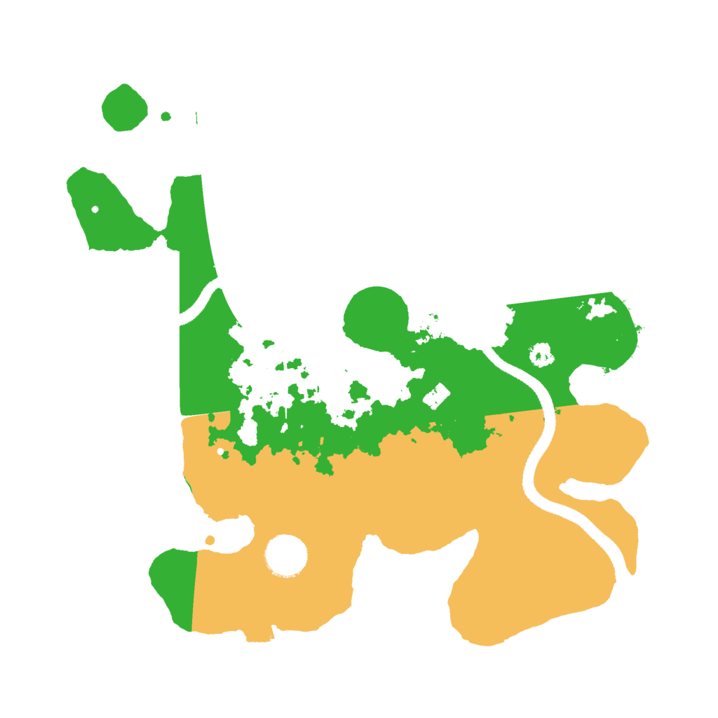 Biome Rust Map: Procedural Map, Size: 3000, Seed: 26140