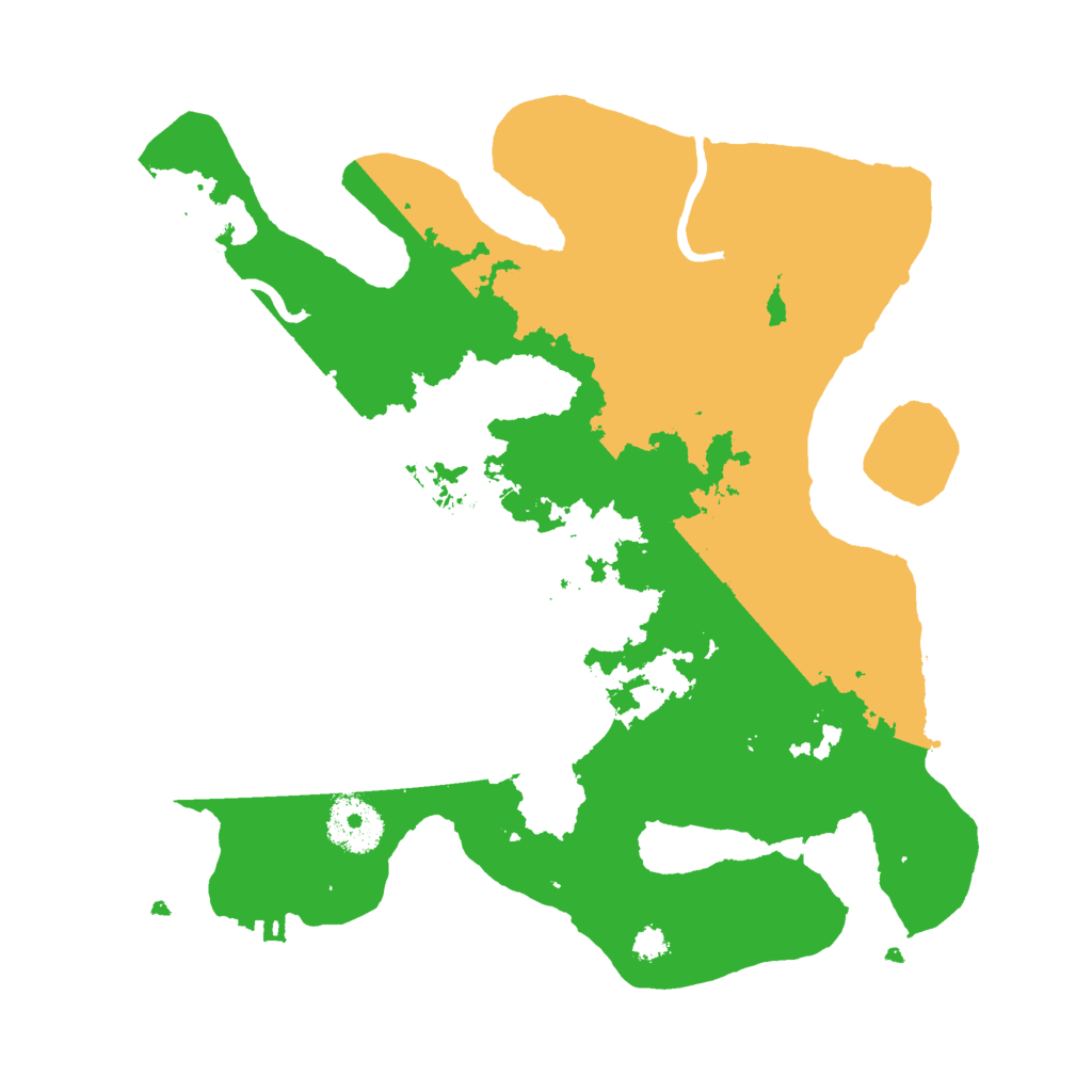 Biome Rust Map: Procedural Map, Size: 3000, Seed: 21111