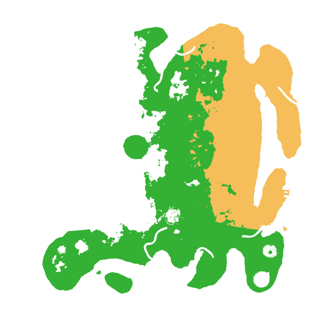 Biome Rust Map: Procedural Map, Size: 3500, Seed: 625772012