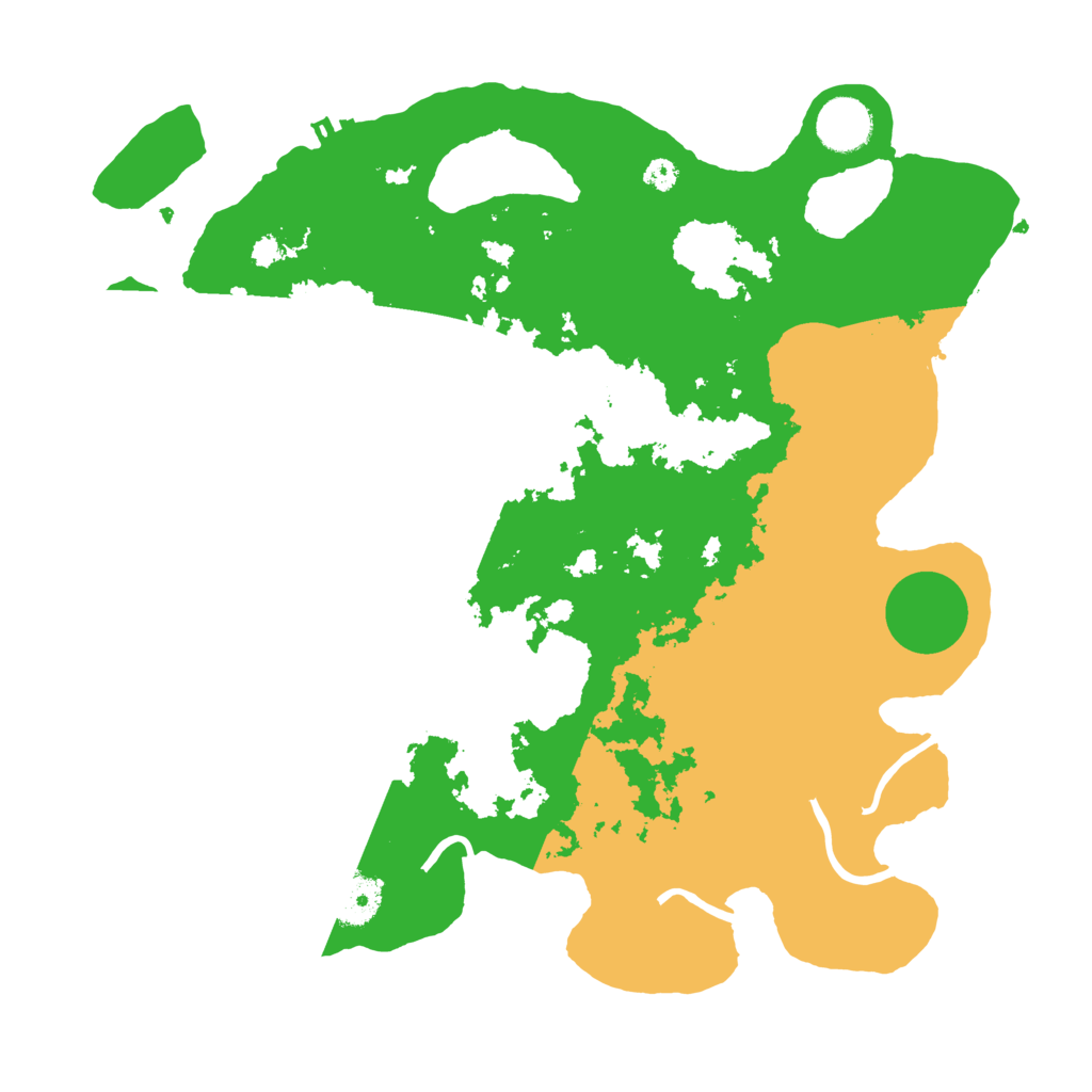 Biome Rust Map: Procedural Map, Size: 3500, Seed: 1672620020