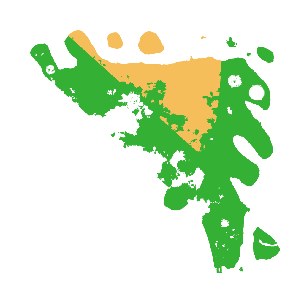 Biome Rust Map: Procedural Map, Size: 3500, Seed: 1858437374