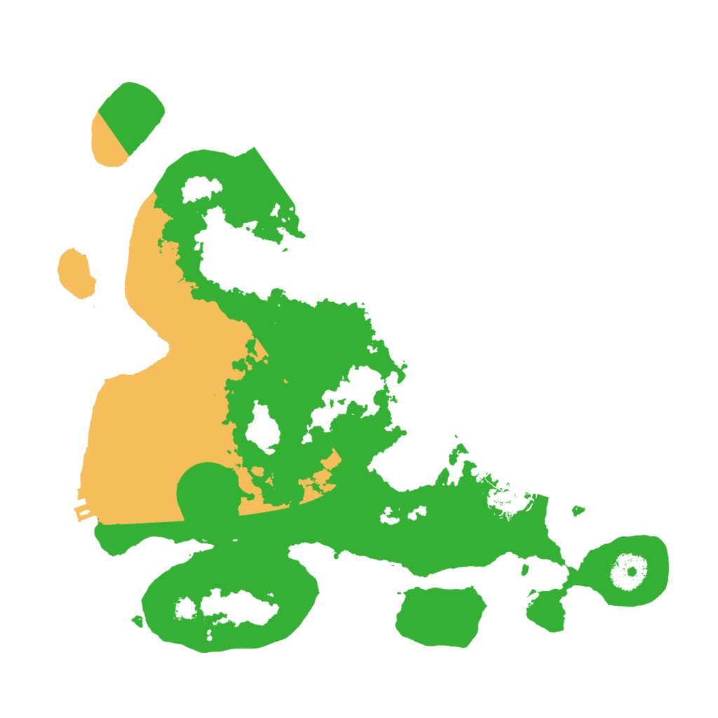 Biome Rust Map: Procedural Map, Size: 3000, Seed: 84452224