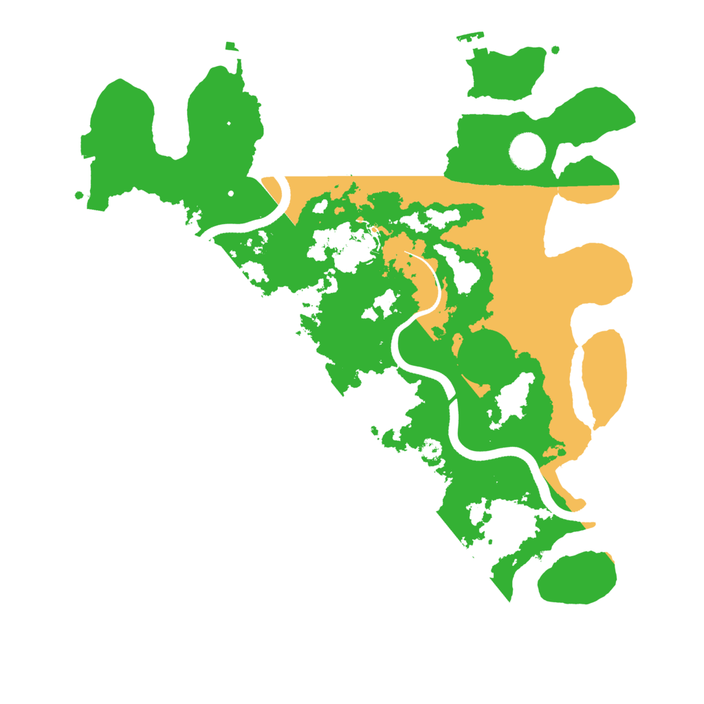 Biome Rust Map: Procedural Map, Size: 3500, Seed: 3175093