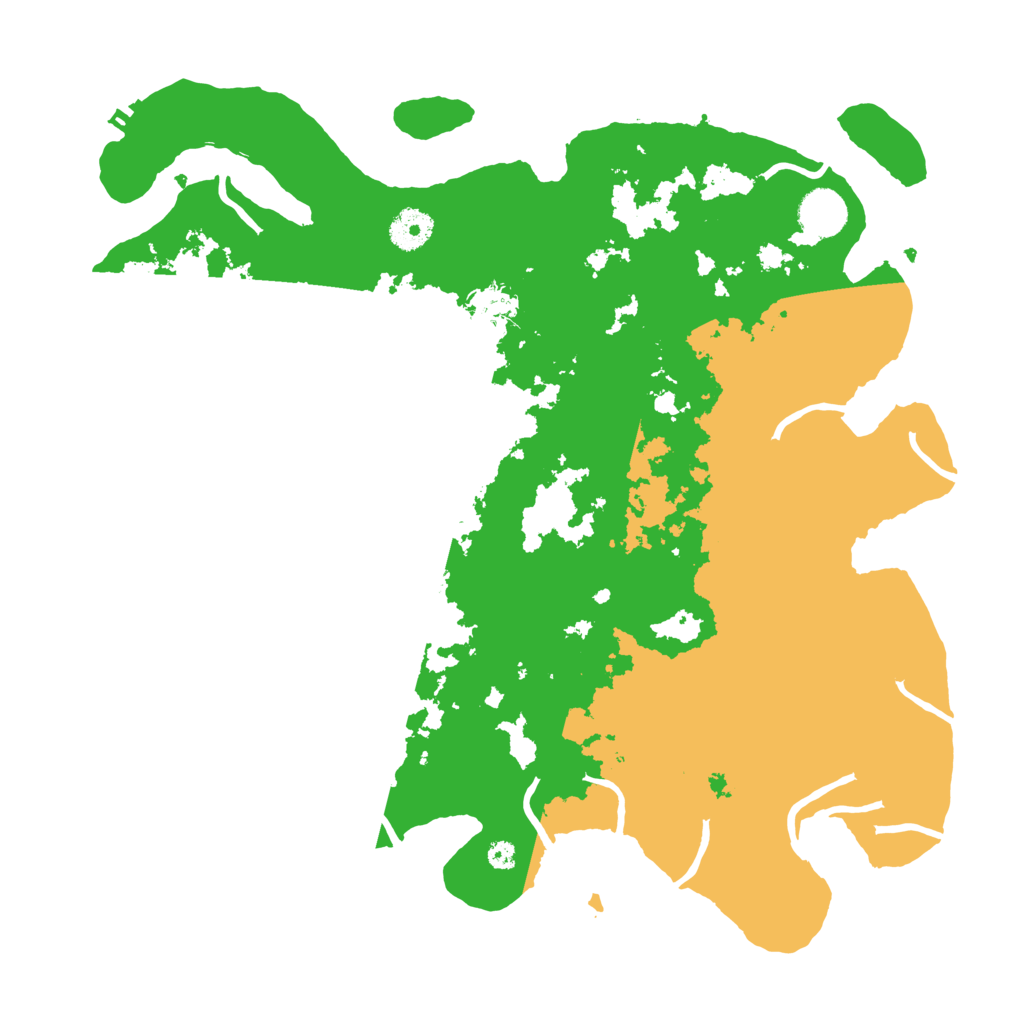 Biome Rust Map: Procedural Map, Size: 3700, Seed: 1407372