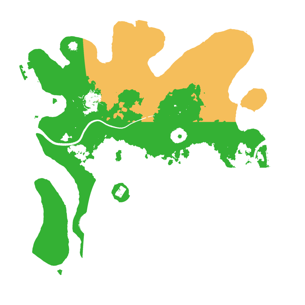 Biome Rust Map: Procedural Map, Size: 3000, Seed: 891341852
