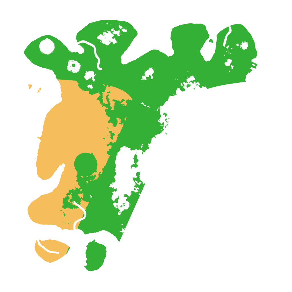 Biome Rust Map: Procedural Map, Size: 3400, Seed: 2503075