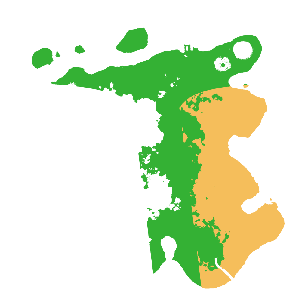 Biome Rust Map: Procedural Map, Size: 3000, Seed: 20810