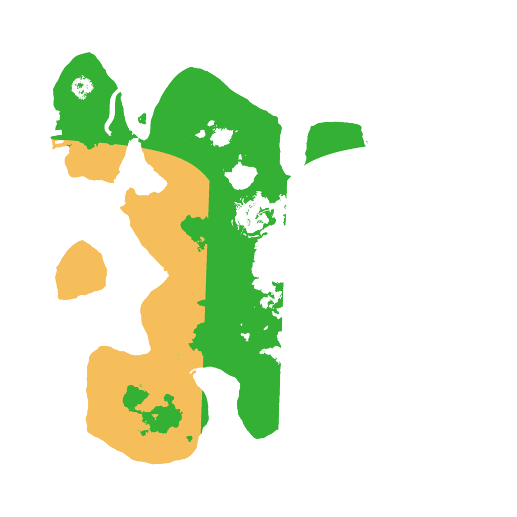 Biome Rust Map: Procedural Map, Size: 2500, Seed: 1554225852