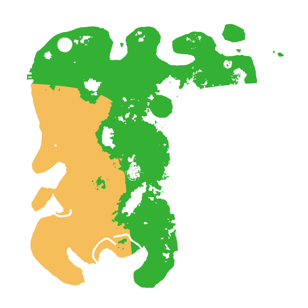 Biome Rust Map: Procedural Map, Size: 3700, Seed: 202054475