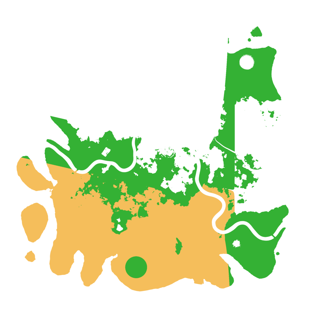 Biome Rust Map: Procedural Map, Size: 3800, Seed: 59732817
