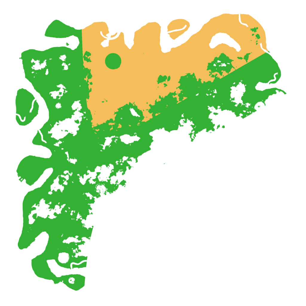 Biome Rust Map: Procedural Map, Size: 5000, Seed: 32827670