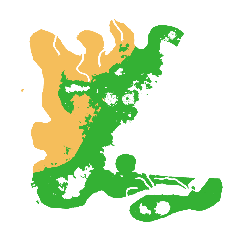 Biome Rust Map: Procedural Map, Size: 3250, Seed: 21870