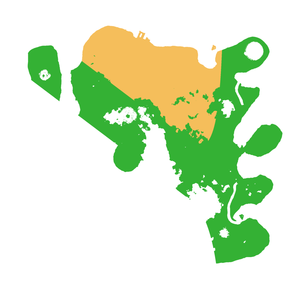 Biome Rust Map: Procedural Map, Size: 3000, Seed: 1061131933