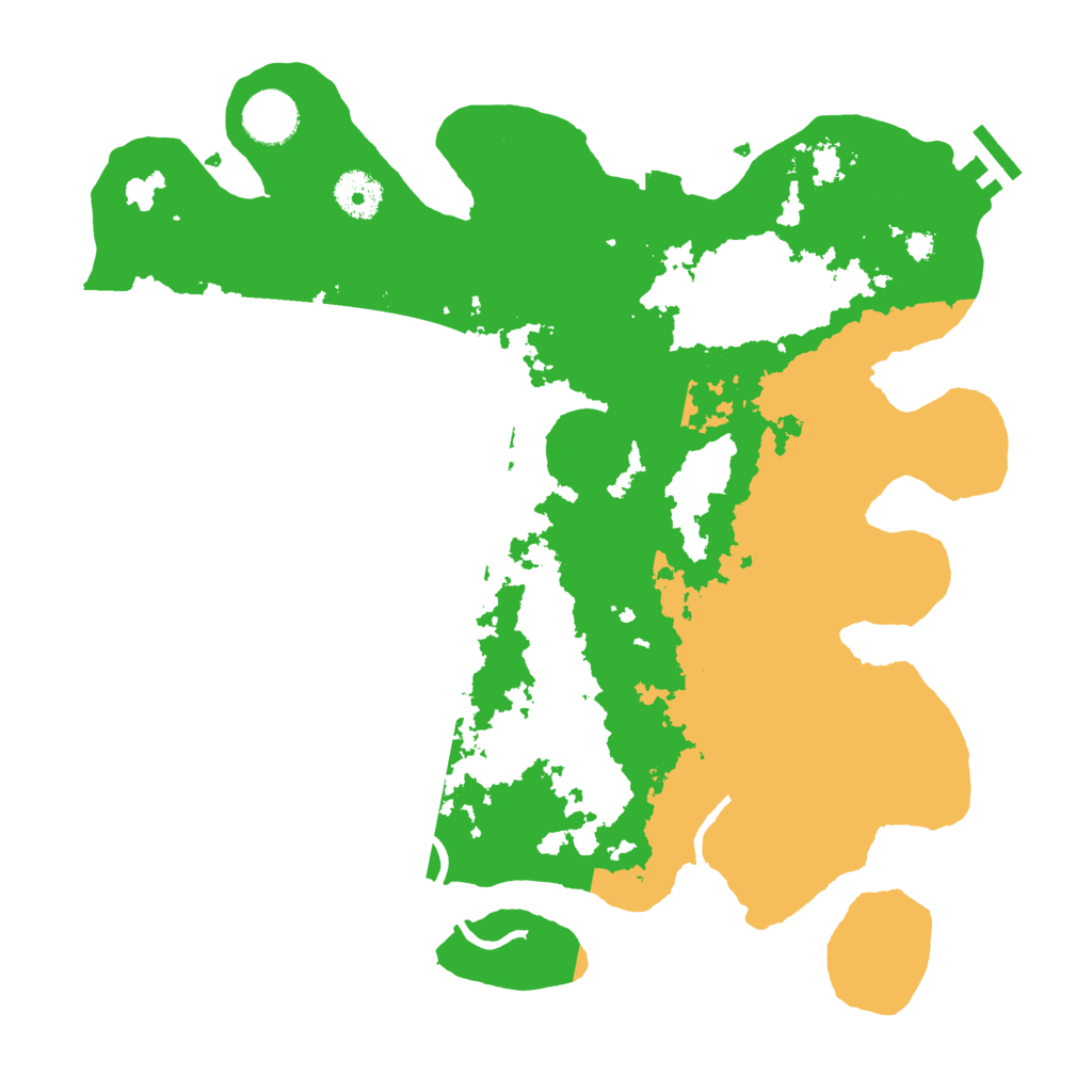 Biome Rust Map: Procedural Map, Size: 3500, Seed: 2063753675