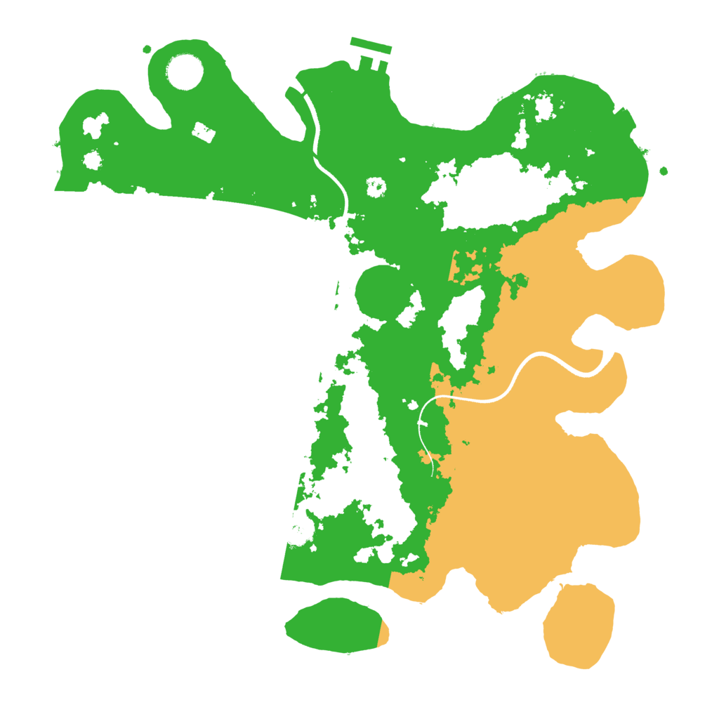 Biome Rust Map: Procedural Map, Size: 3500, Seed: 2063753675