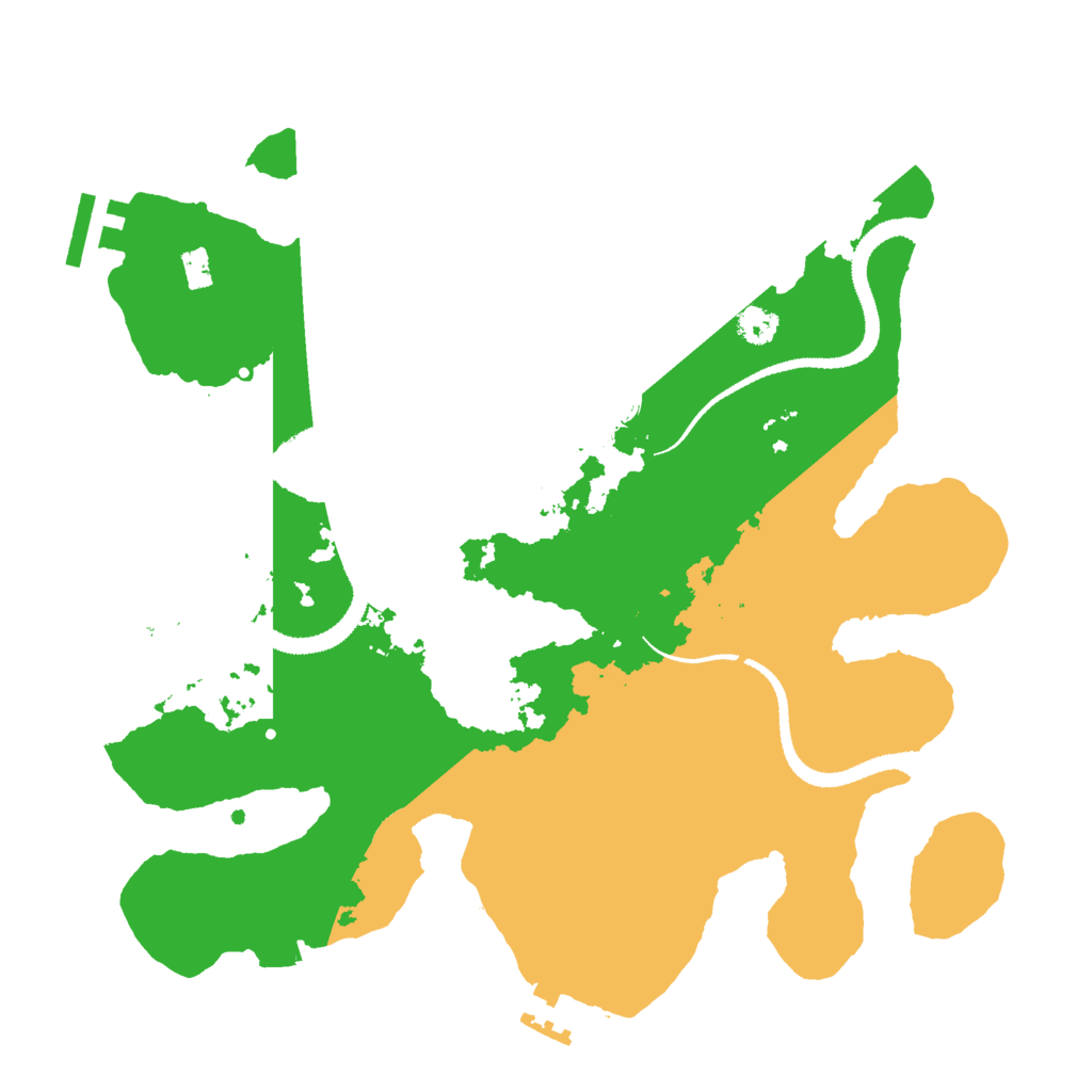 Biome Rust Map: Procedural Map, Size: 3000, Seed: 9379