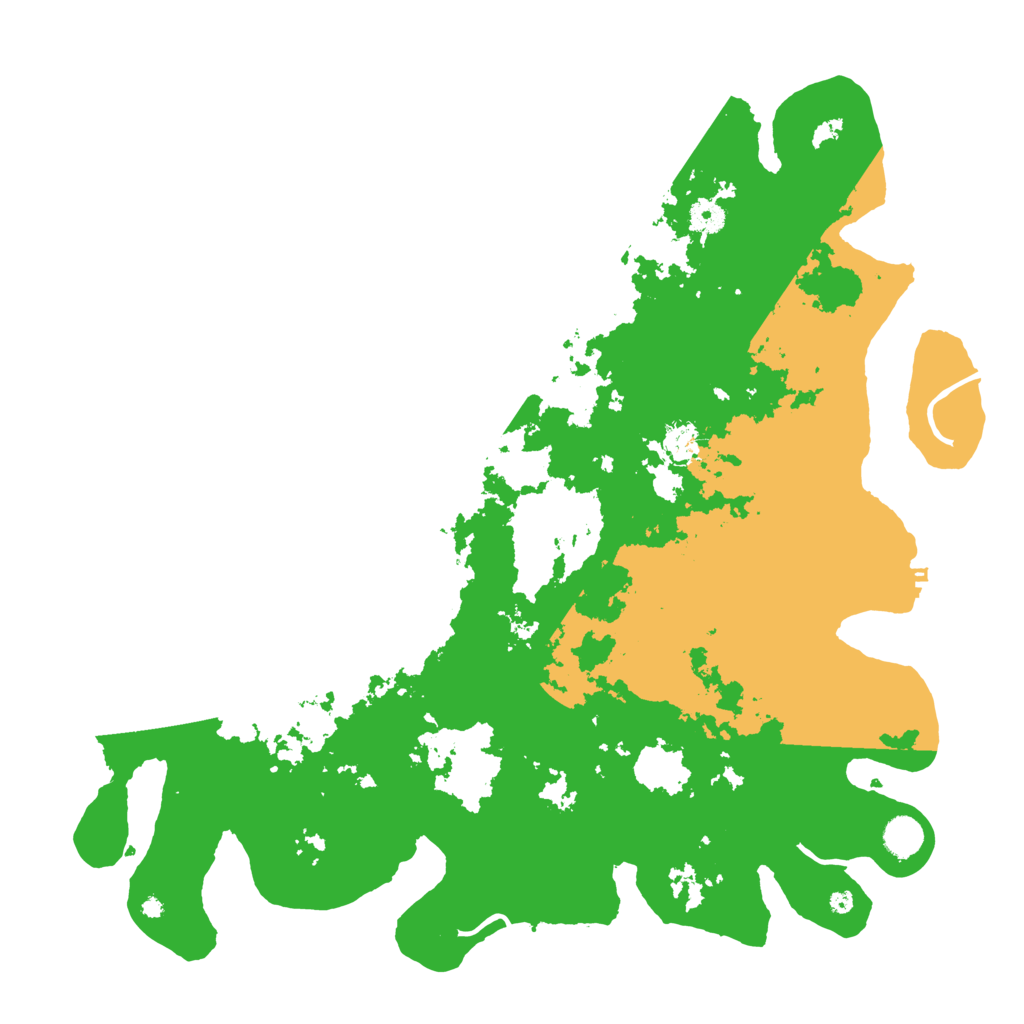 Biome Rust Map: Procedural Map, Size: 4500, Seed: 955546169