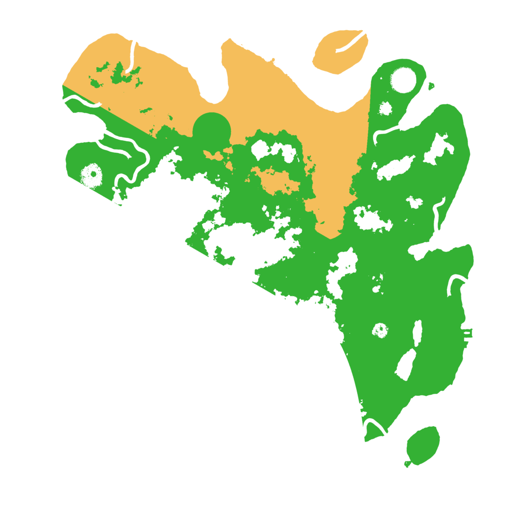 Biome Rust Map: Procedural Map, Size: 3500, Seed: 258125365