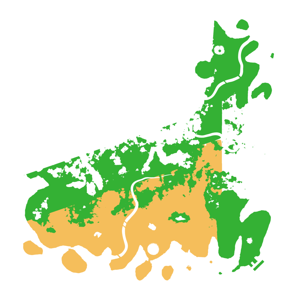 Biome Rust Map: Procedural Map, Size: 4500, Seed: 1177305417