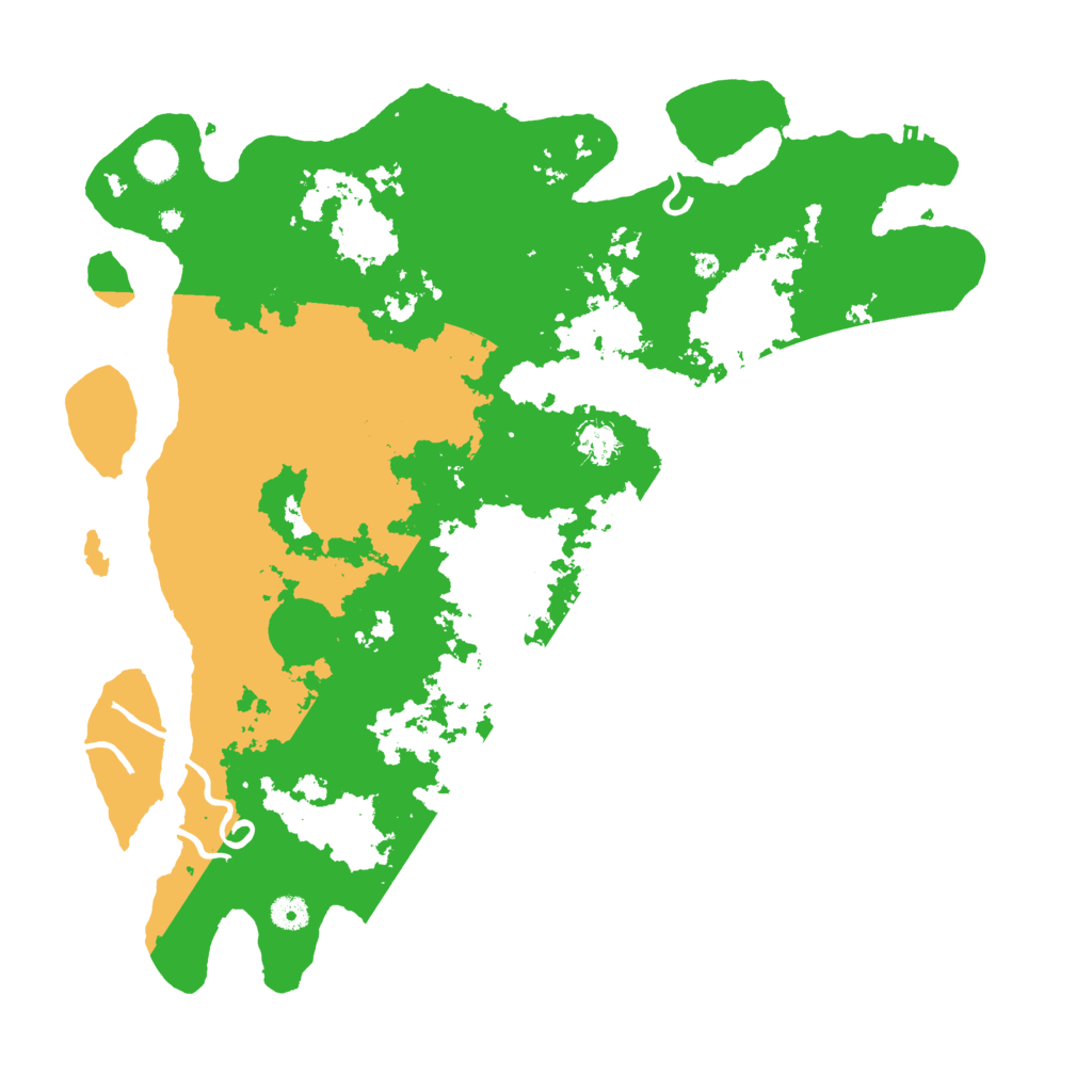 Biome Rust Map: Procedural Map, Size: 4500, Seed: 343329560