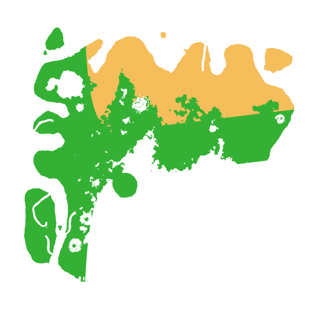 Biome Rust Map: Procedural Map, Size: 3500, Seed: 141906081