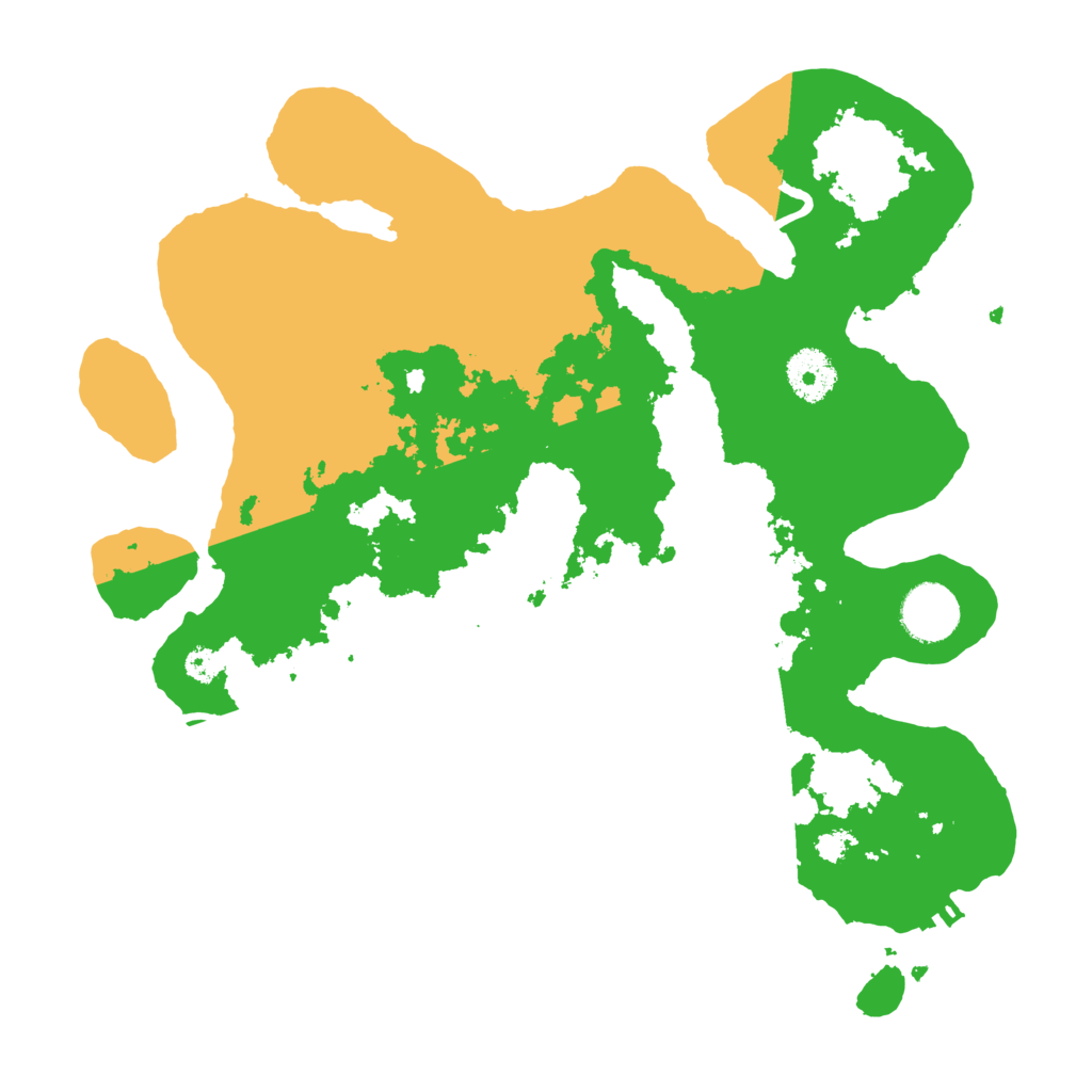 Biome Rust Map: Procedural Map, Size: 3300, Seed: 784320674