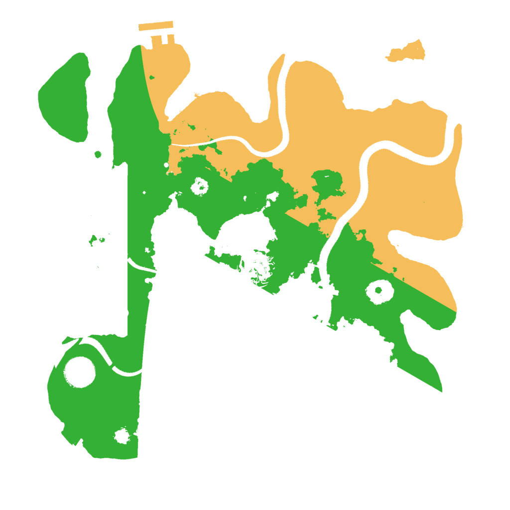Biome Rust Map: Procedural Map, Size: 3000, Seed: 18836