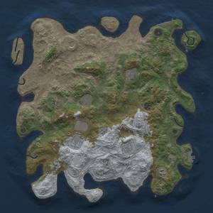 Thumbnail Rust Map: Procedural Map, Size: 4250, Seed: 939272, 16 Monuments