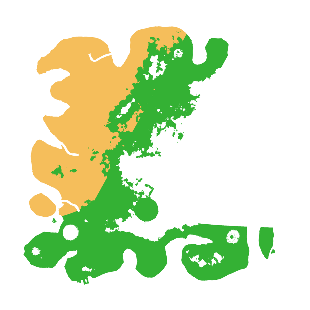 Biome Rust Map: Procedural Map, Size: 3500, Seed: 87894235